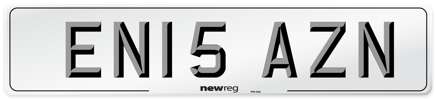 EN15 AZN Number Plate from New Reg